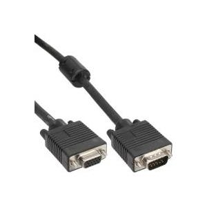 InLine® S-VGA Verlängerung, 15pol HD St/Bu, schwarz, 2m (17742B)