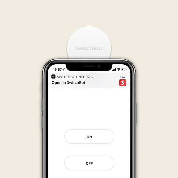 SwitchBot Smart Tag NFC-Aufkleber 3er-Set Weiß