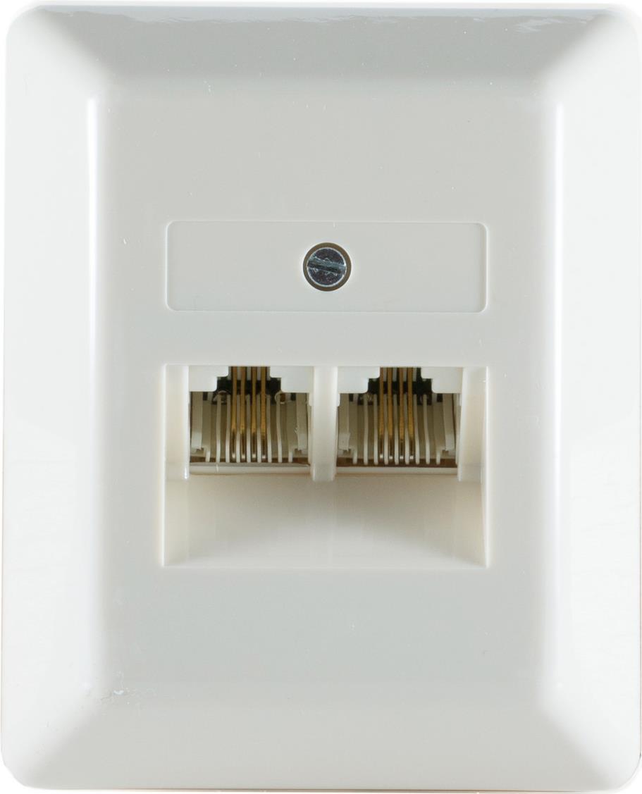 Dosen UAE 8/8 (4) - 8/8 (4), ISDN Aufputz 2 Amtsleitungen *shiverpeaks basic* (BS74240-4)