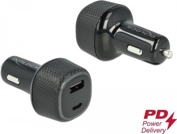 DeLOCK 64108 Ladegerät für Mobilgeräte Schwarz Auto (64108)