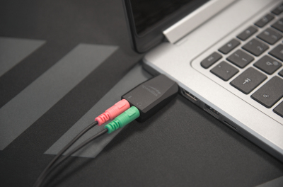 Speedlink VIGO Externe USB-C Soundkarte Stereo Schwarz