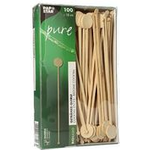PAPSTAR Getränke-Quirle "pure", aus Bambus, Länge: 180 mm biologisch abbaubar, kompostierbar, geschmacksneutral - 1 Stück (88232)
