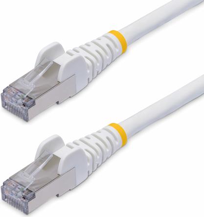 StarTech.com 15m White CAT8 Ethernet Cable, Snagless, S/FTP, 25G/40G (NLWH-15M-CAT8-PATCH)