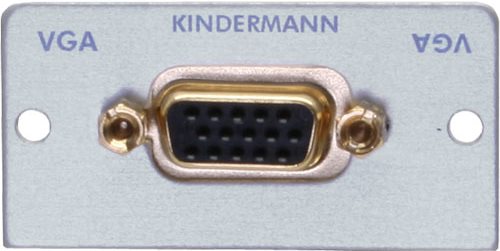 KINDERMANN VGA Genderchanger Blende Bu/Bu KINDERMANN 7444-601, 50x25mm