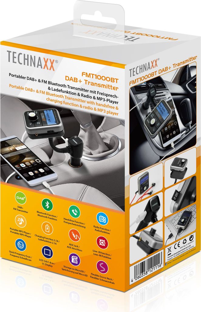 Technaxx FMT1000BT 87,6 (4650)