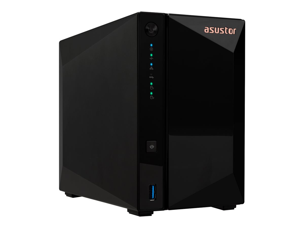 Asustor Drivestor 2 Pro Gen2 AS3302T v2 NAS-Server 2-Bay 2 GB RAM Schwarz