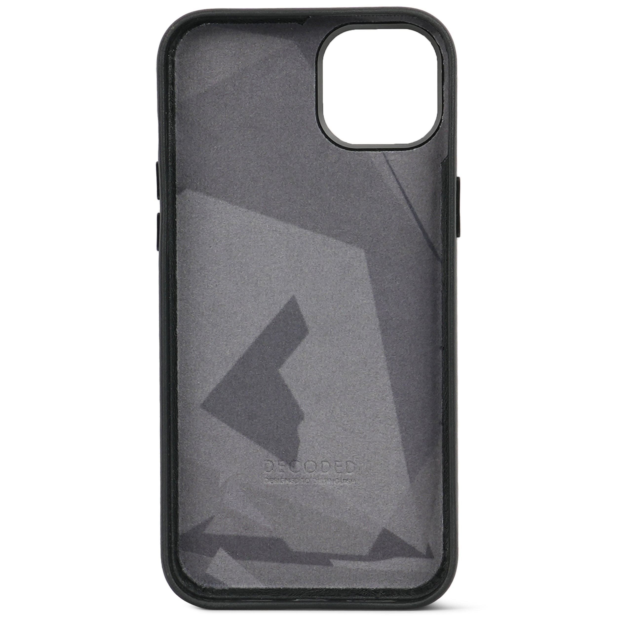 Decoded Cover Schutzhülle für Apple iPhone 15 Plus 6,7" Schwarz