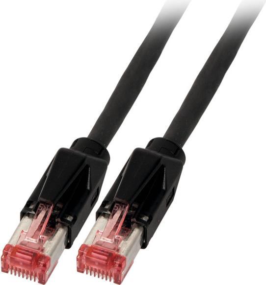 EFB-Elektronik RJ45 Patchkabel Cat.6A S/FTP LSZH Dätwyler 7702 TM21 schwarz 3m Hersteller: EFB Elektronik (K8708SW.3)