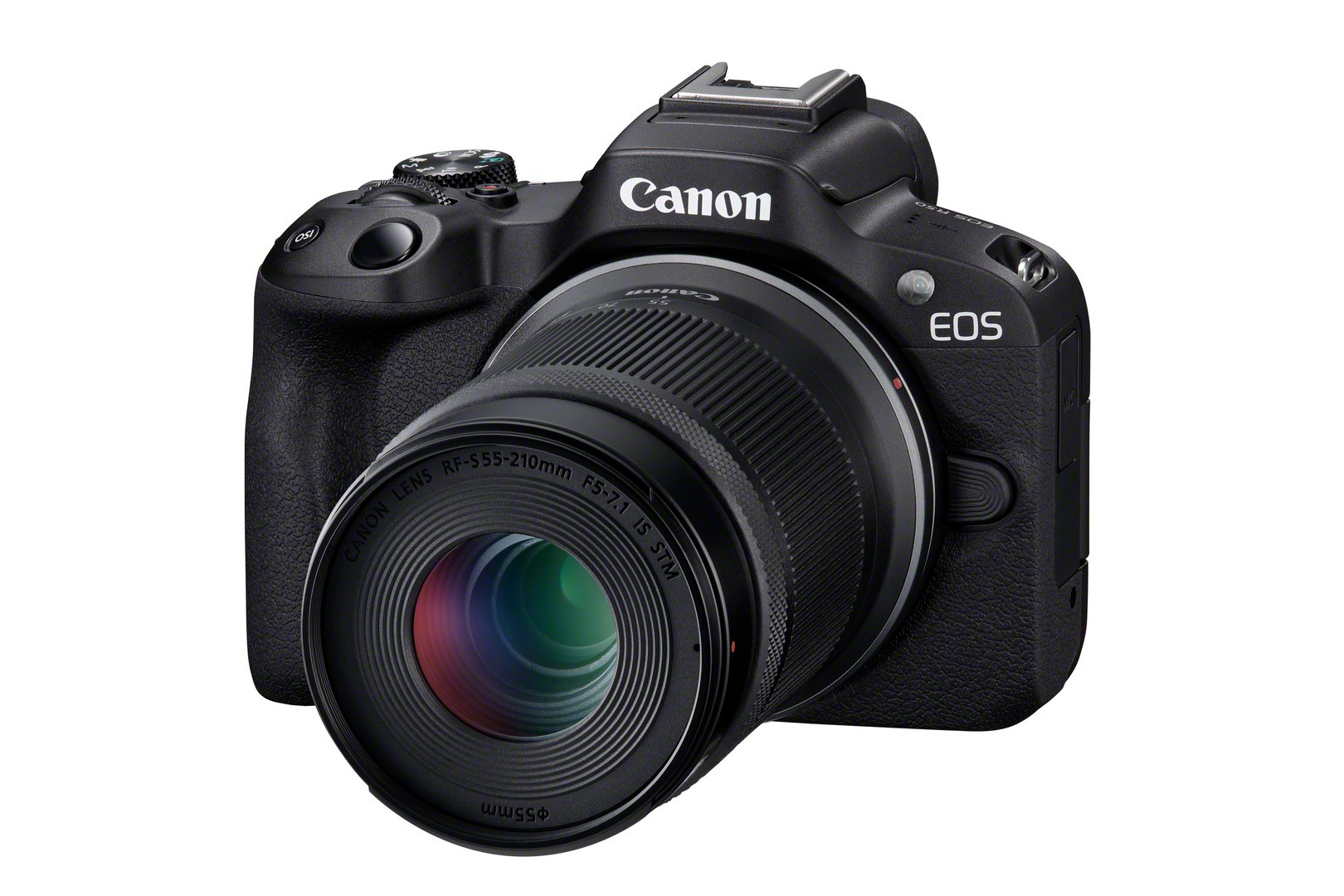 Canon EOS R50 24,2 MP APS-C 4K Systemkamera-Kit mit RF-S 18-45 IS STM und RF-S 55-210 IS STM Schwarz