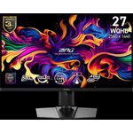 MSI MPG 271QRDE QD-OLED X50, Gaming-Monitor 67.3 cm (26.5 Zoll), schwarz, WQHD, HDMI, DP, USB-C, 500Hz Panel (9S6-3CF49T-002) (geöffnet)