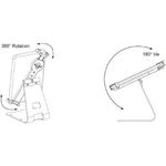Reflecta 23227 Halterung Aktive Halterung Tablet/UMPC Schwarz - Silber (23227)