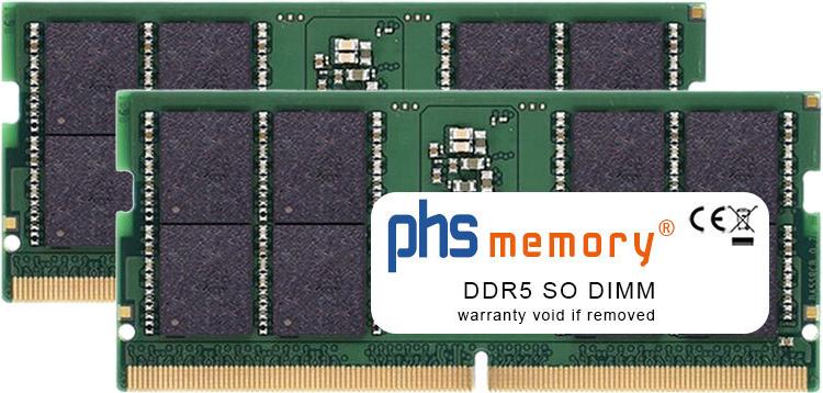 PHS-memory 32GB (2x16GB) Kit RAM Speicher kompatibel mit MSI Raider 18 HX A14VIG-243NL DDR5 SO DIMM 5600MHz PC5-44800S (SP542680)