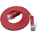 SLIM U6 15 RT - Cat.6 SLIM-Patchkabel, U/UTP, 15 m, rot (PKW-SLIM-KAT6 15.0 RT)