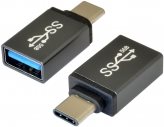 Exsys USB-Adapter USB Type A (W) bis USB Typ C (M) (EX-47990)
