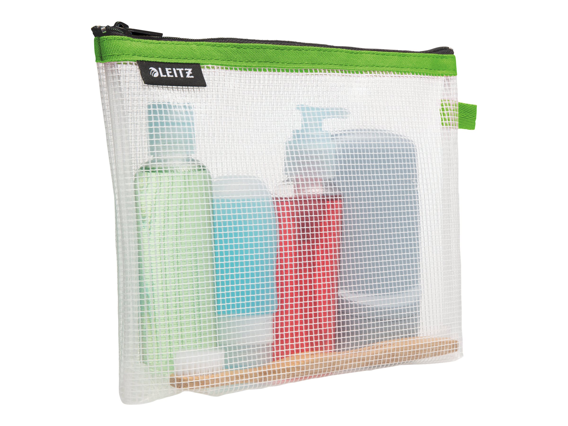 Leitz WOW Traveller Kosmetiktasche Transparent, Grün