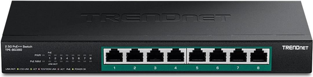 TRENDnet 8-PORT 2.5G POE++ SWITCH (TPE-BG380)
