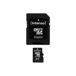 Intenso Flash-Speicherkarte (microSDHC/SD-Adapter inbegriffen) (3413450)
