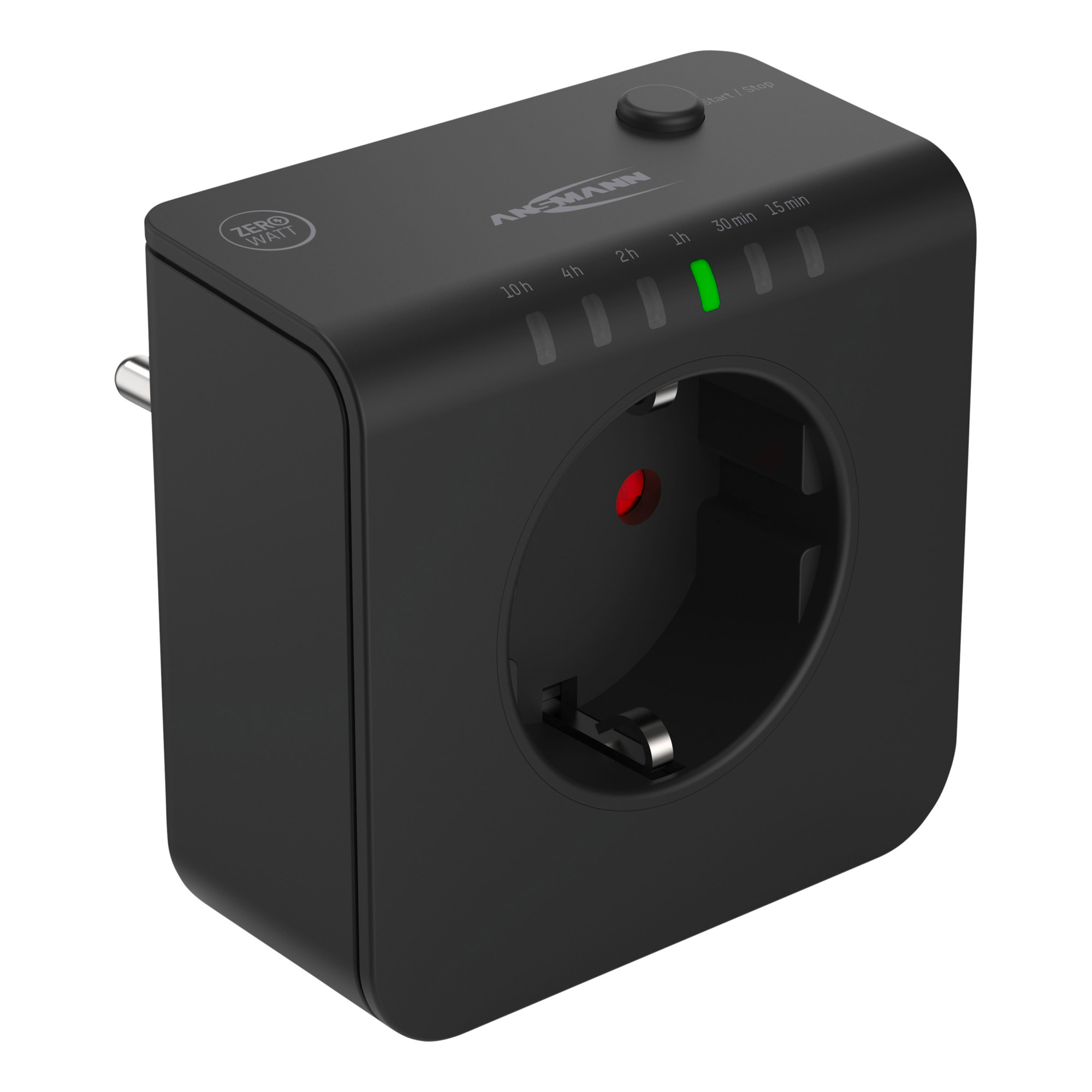 Ansmann AES1.4 Steckdosen-Timer digital 3680 W Schwarz