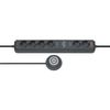 Brennenstuhl Eco-Line Extension Socket Comfort Switch Plus EL CSP 24 6-way 1,5m H05VV-F 3G1,5 2 permanent, 4 switchable - Verlängerungsschnur - Ausgangsbuchsen: 6 - 1,5m - Anthrazit (1159560516)