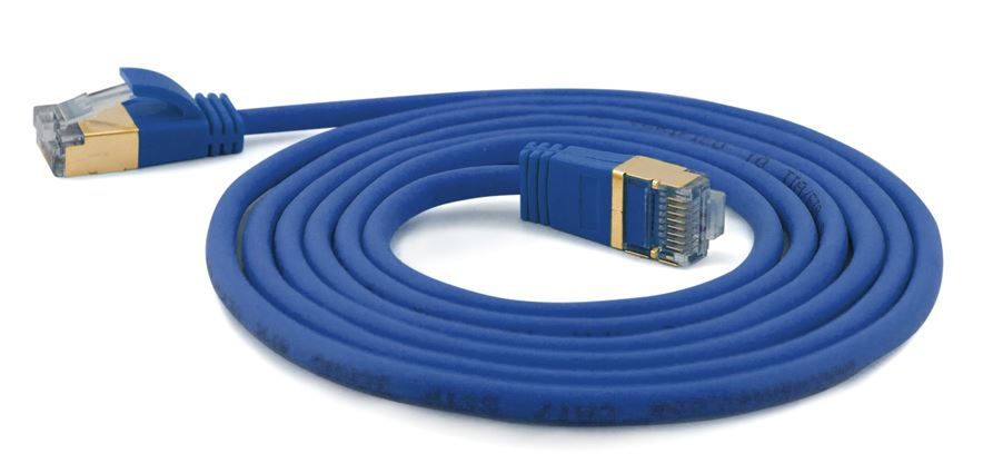 Wantec Cat7 S/FTP Patchkabel 0,2 m Blau