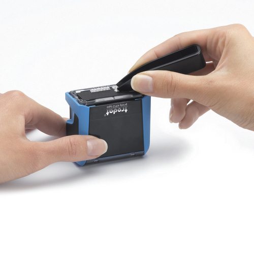 TRODAT Printy 4911 Datumstempel 37 x 13 mm Schwarz, Blau