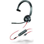 HP Poly Blackwire 3315-M Microsoft Teams Certified USB-C 3.5mm Mono Headset (76J15AA)