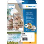 HERMA Etiketten aus Silphie-Papier, 105 x 148 mm, naturbraun selbstklebend, permanent haftend, bedruckbar, - 1 Stück (10756)