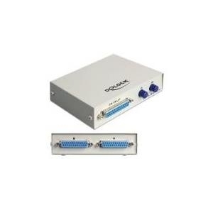 Delock Parallel Umschalter D-Sub 25 Pin 2 Port manuell (87618)