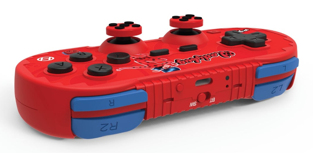 Hyperkin Miraculous Wireless Ladybug Gamepad Bluetooth Schwarz, Blau, Rot