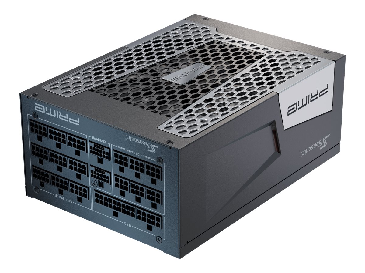 Seasonic Prime TX 1600 ATX 3.0 Netzteil 1600 W 80 PLUS Titanium Schwarz/Silber