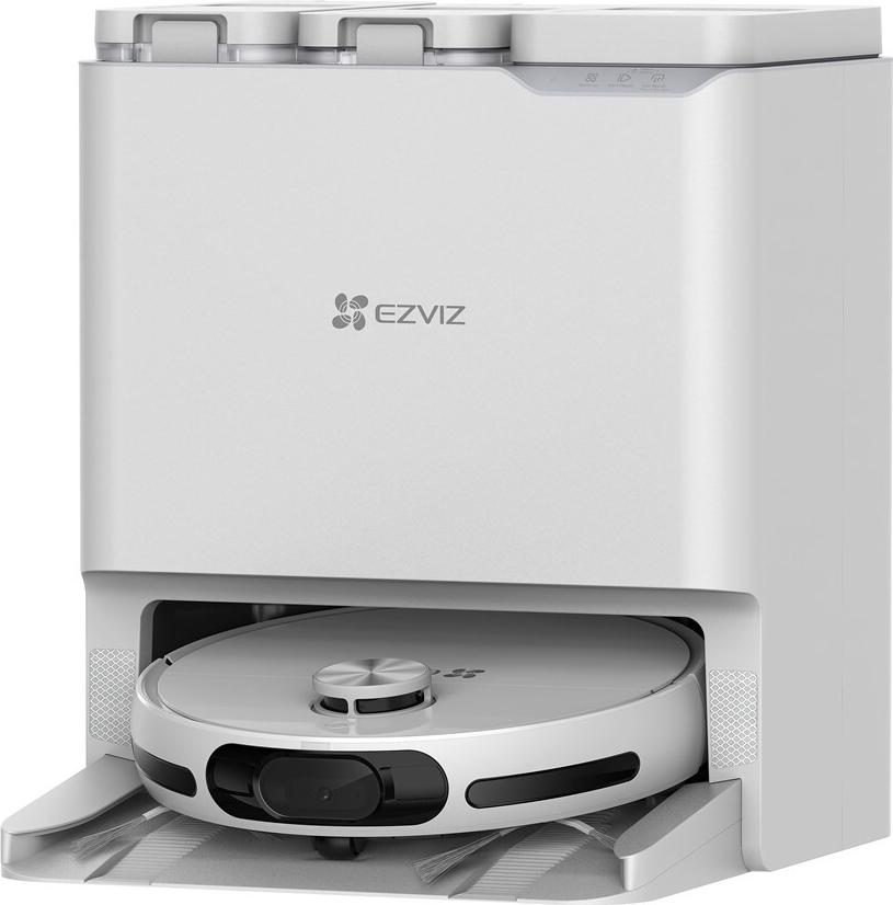 Ezviz RS20 Pro Saugroboter, Heißwasser-Wäsche & Heißlufttrocknung, 3,5 L Tank, 5200 mAh, Weiß