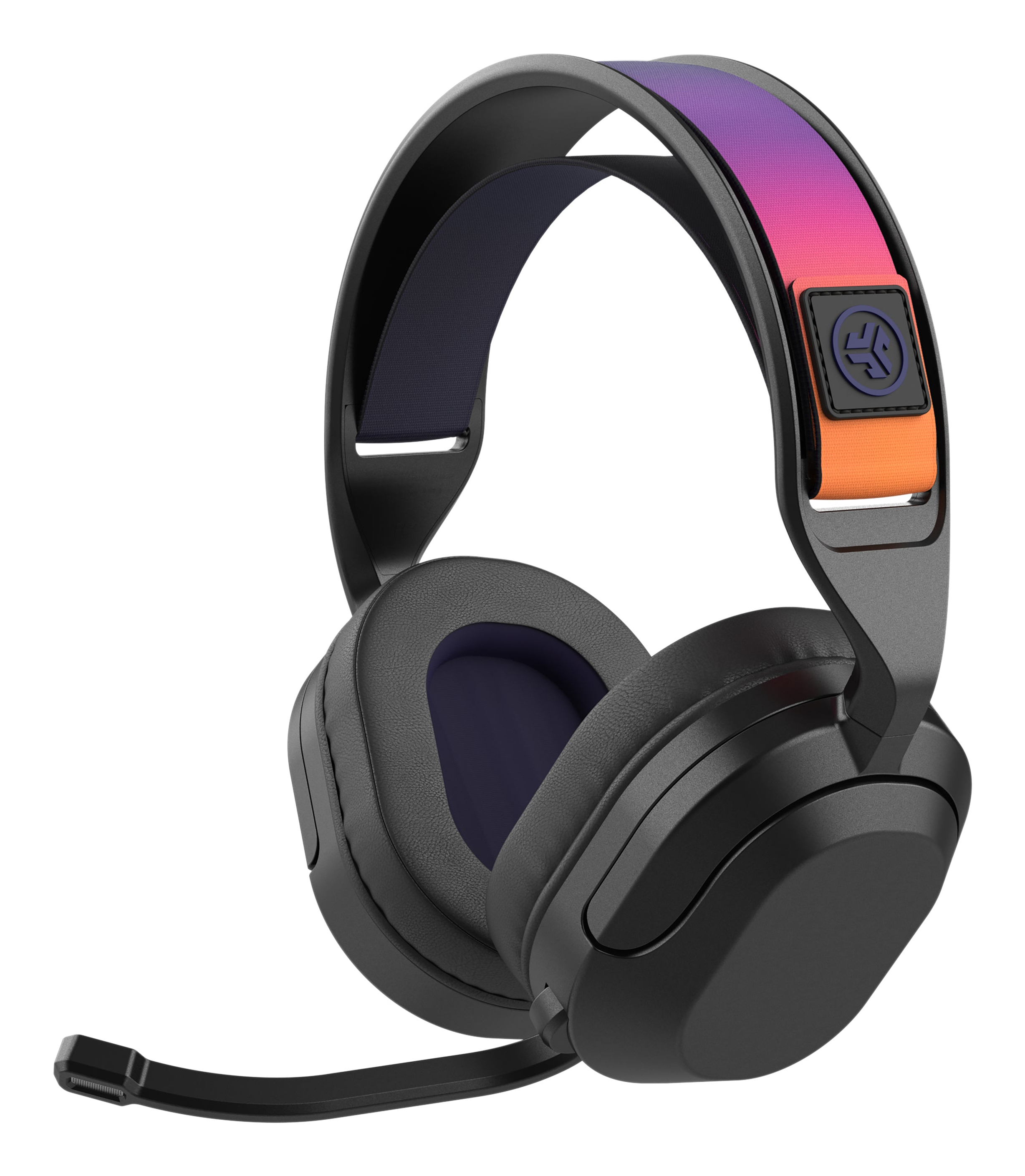 JLab Nightfall Kabelloses Gaming-Headset On-Ear Bluetooth USB-C Schwarz