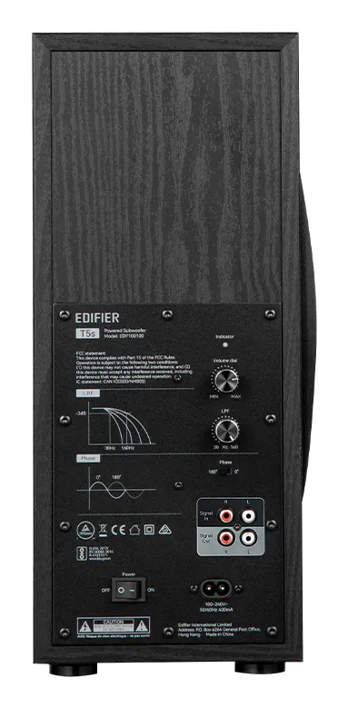 Edifier T5s Aktiver Subwoofer 70 W Schwarz