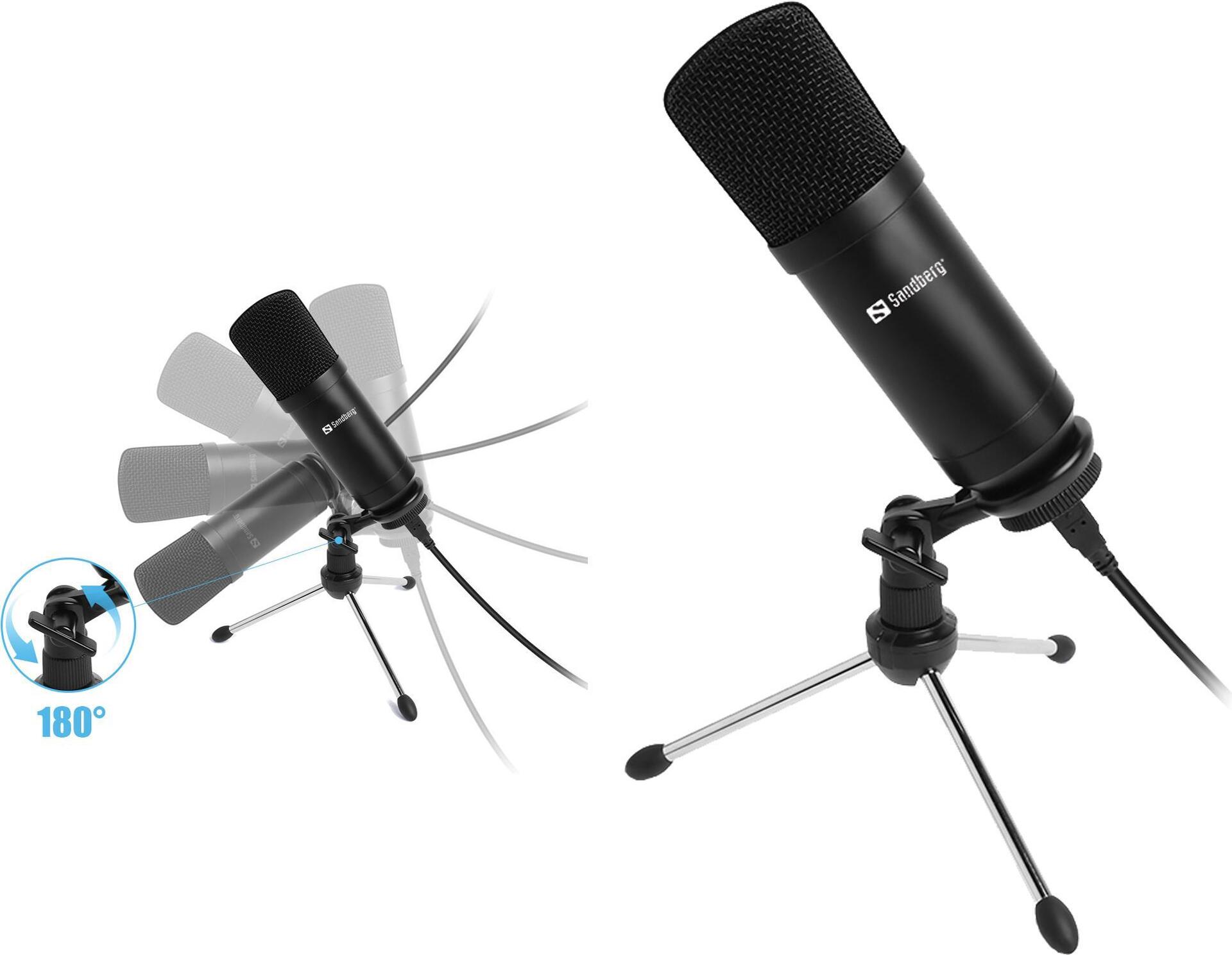 Sandberg Streamer - Mikrofon - USB (126-09)