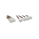 InLine® Lüfter Adapterkabel, 2x 12V und 2x 5V, für 4 Lüfter (33005B)