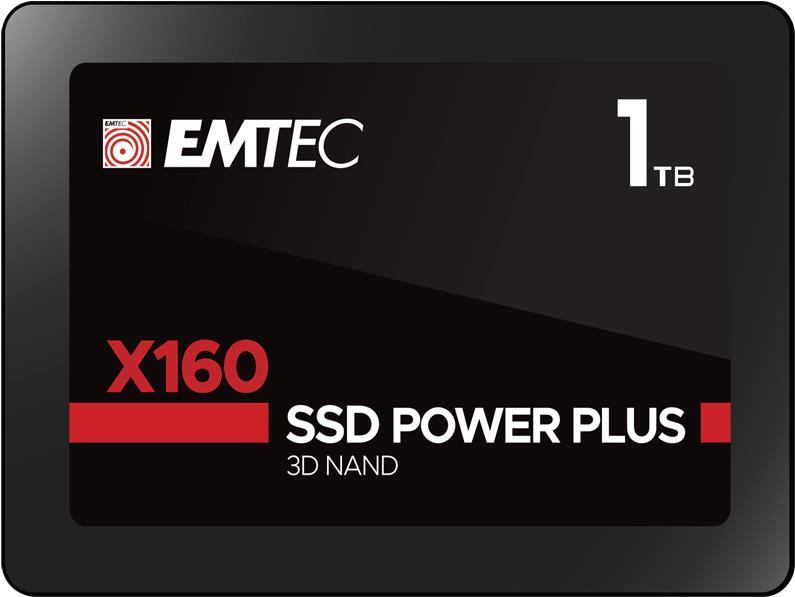 Emtec X160 2.5" 1024 GB Serial ATA III QLC 3D NAND (ECSSD1TNX160)