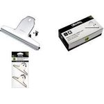 Wonday Briefklemmer "spring clip" aus Metall, Breite: 144 mm Farbe: nickel, Klemmweite: 45 mm, in Kartonschachtel - 1 Stück (FPI040073)