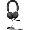 GN Jabra Jabra Evolve2 40 SE MS Stereo - Headset - On-Ear - kabelgebunden - USB-A - Geräuschisolierung - Zertifiziert für Microsoft Teams (24189-999-999)