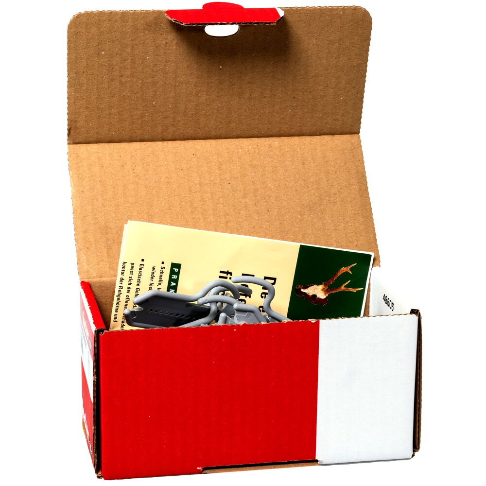 Fischer Gehörnklammer Montage-Kit 73121, 20 Stück, Grau