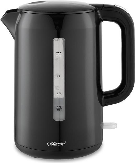 Maestro MR-022 Wasserkocher 2,2 l 2200 W (MR-022-BLACK) Schwarz (MR-022-BLACK)