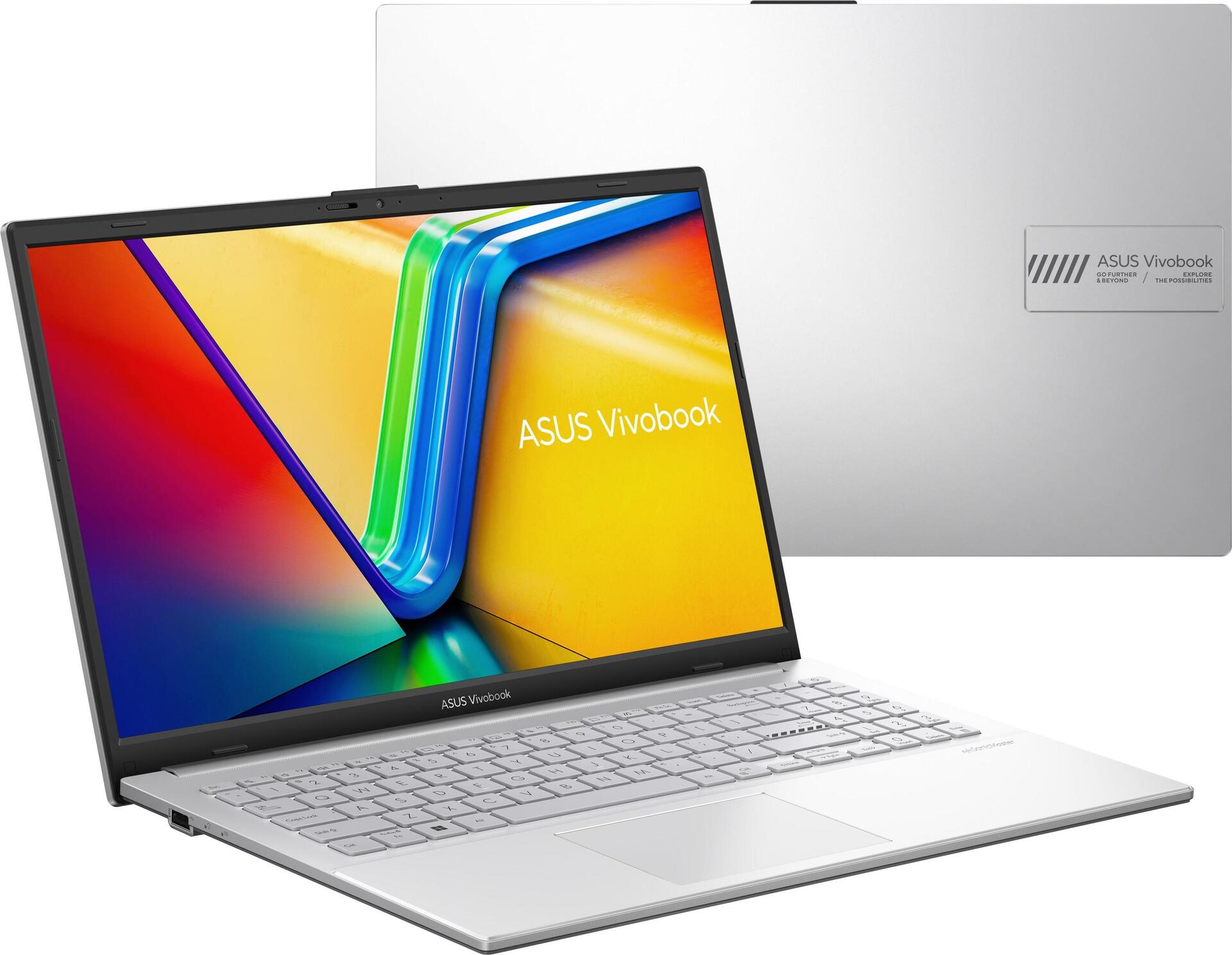 Image of ASUS Vivobook Go 15 E1504FA-L1284 AMD Ryzen 5 7520U Laptop 39,6 cm (15.6) Full HD 16 GB LPDDR5-SDRAM 512 GB SSD Wi-Fi 5 (802.11ac) Silber (90NB0ZR1-M01UT0)