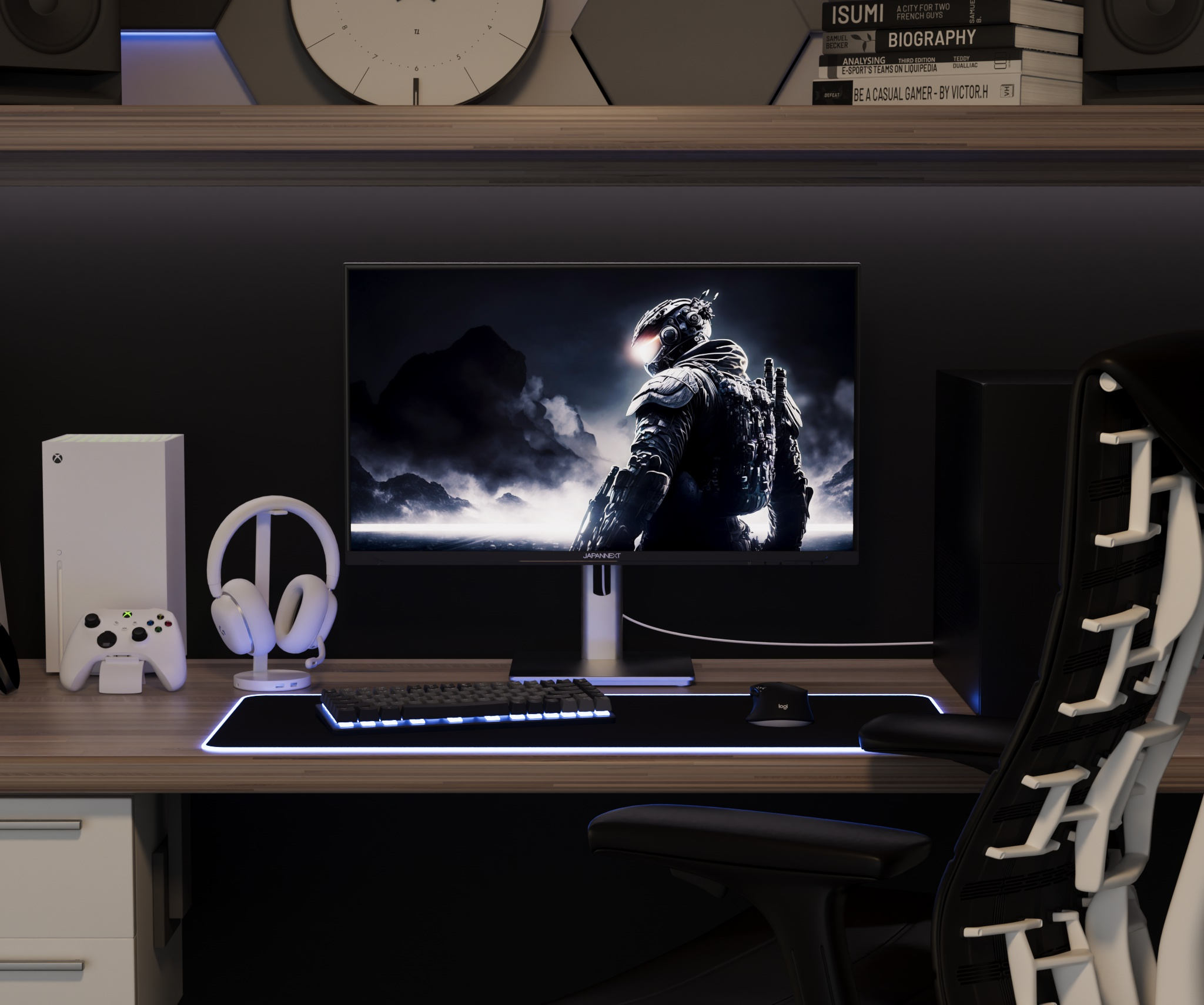 JAPANNEXT JN-I270WQHD300F-HSP 27" 2560x1440 IPS 300 Hz Grau