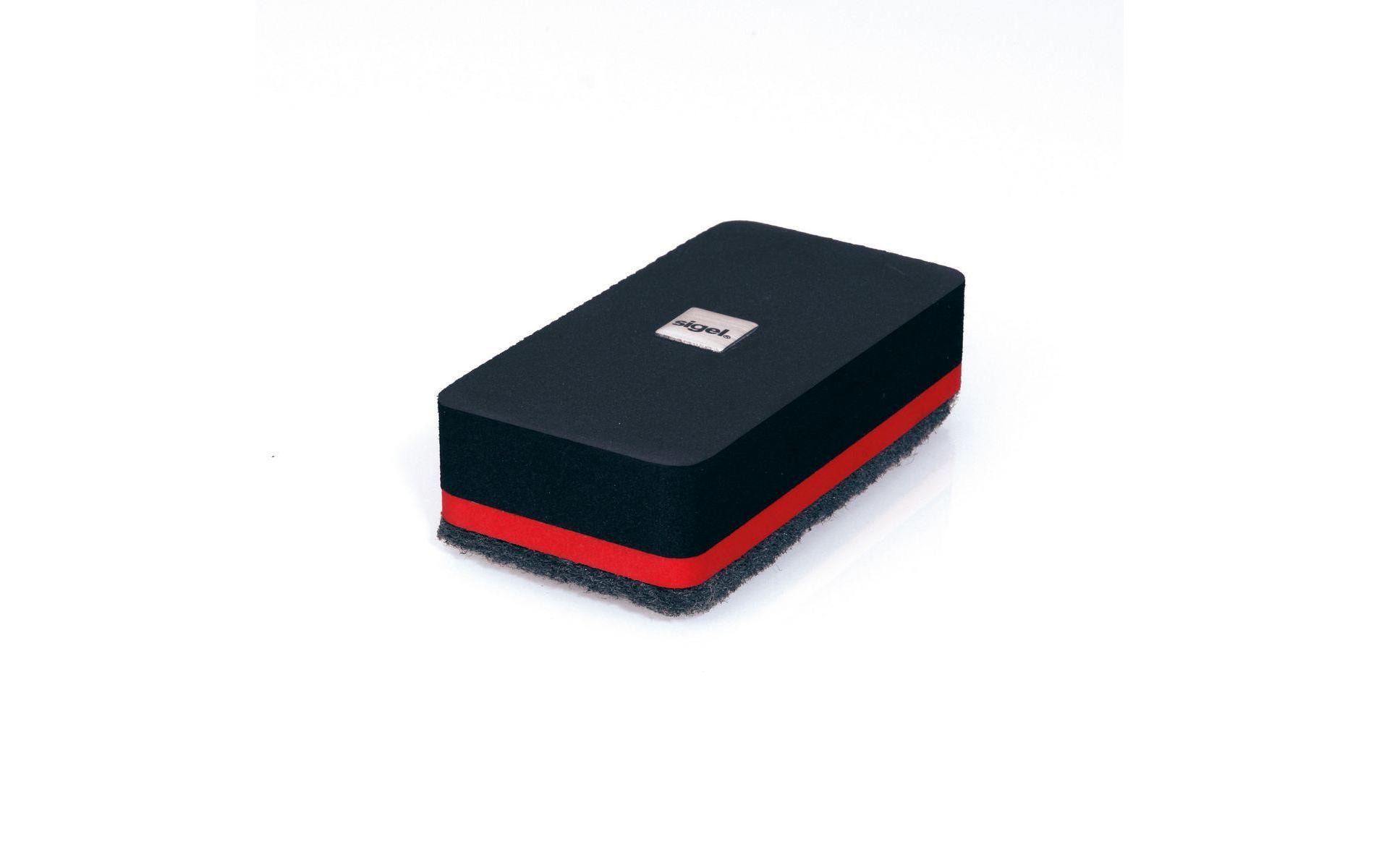 Sigel BA187 Radierer 90 mm x 45 mm Schwarz, Rot