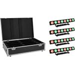 EUROLITE Set 4x LED PMB-8 COB QCL 30W Leiste + Case (20000995)