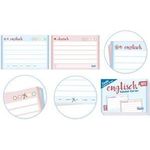 Häfft Vokabel-Karten "Englisch", DIN A8, 74 x 52 mm, 200 St. Karteikarten zum Eintragen von Vokabeln, bieten - 1 Stück (5268-7)