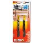 kwb 610230 Stichsägeblätter, Holzbearbeitung, spezieller Einstichzahn, HCS, 2 x mittel 2 St. (610230)