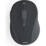 Hama Funkmaus WM-400, ergonomisch, optisch, 6 Tasten, ohne Klickgeräusch, SW (00173077)