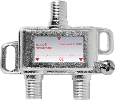 Renkforce RF-4416218 Kabelspalter oder -kombinator Kabelsplitter Silber (RF-4416218)