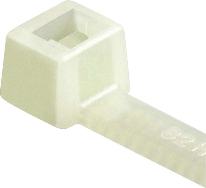 HELLERMANNTYTON Kabelbinder innenverzahnt T-Serie (L x B) 140 mm x 2.5 mm T18I-N66-NA-C1 Farbe: Tran