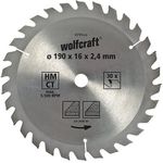 Wolfcraft 6731000 Hartmetall Kreissägeblatt 140 x 12.75 mm Zähneanzahl: 18 1 St.